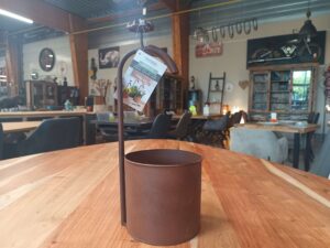 CACHE POT PM ROBINET EFFET ROUILLE