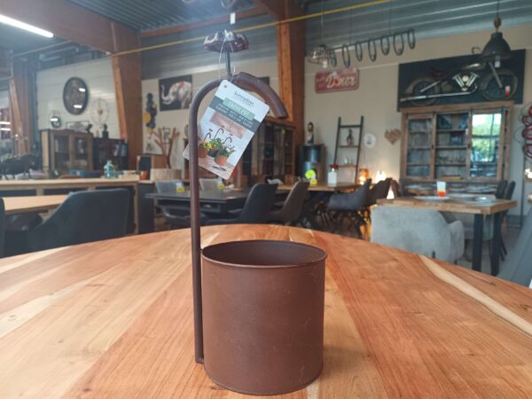 CACHE POT PM ROBINET EFFET ROUILLE