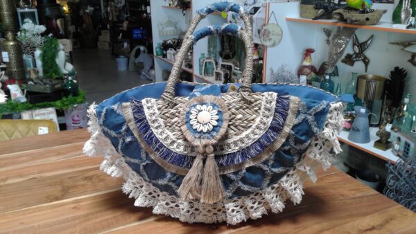 SAC PAILLE - JEANS GM