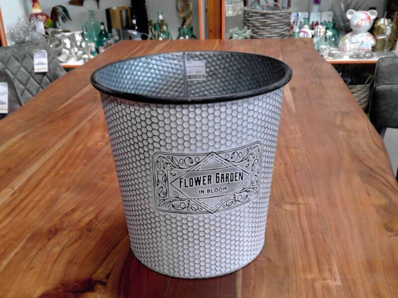 CACHE POT MÉTAL MM H.26CM