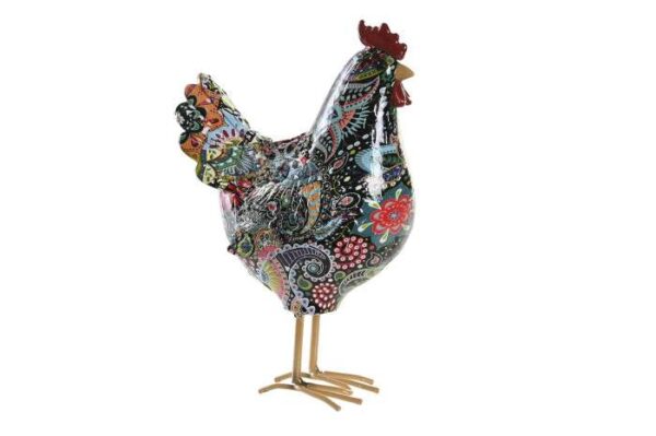 POULE DÉCORATION MULTICOLORE