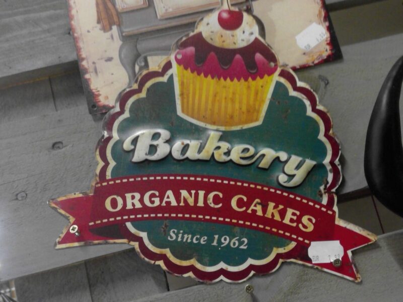 PLAQUE METAL BAKERY - RELIEF