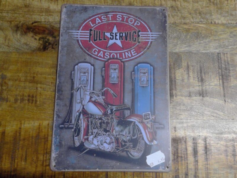 PLAQUE METAL FULL SERVICE 20X30CM