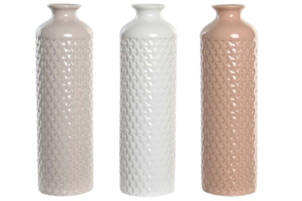 VASE LONG H.30CM DIFFÉRENTS COLORIS ANNEXE MEUBLE & DECO