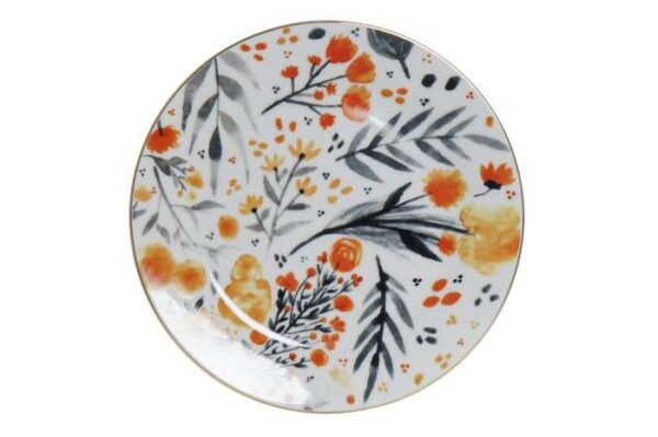 ASSIETTE PORCELAINE MOTIFS COLORÉS – DIFFÉRENTS MODÈLES ANNEXE MEUBLE & DECO