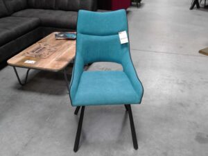 CHAISE TURQUOISE OUVERTURE DOS ( ZONE 7) ANNEXE MEUBLE & DECO