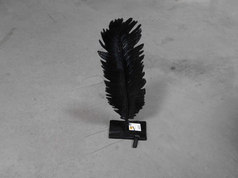 PLUME METAL NOIR H.47CM