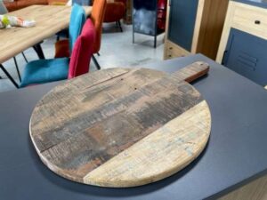 PLANCHE RONDE EN BOIS DIAM.35CM ANNEXE MEUBLE & DECO