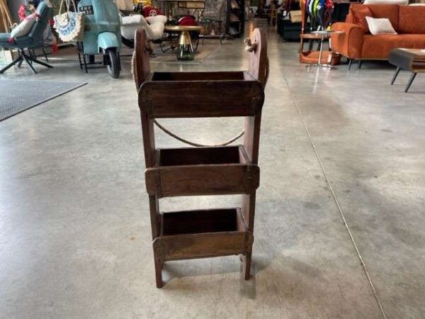 ETAGERE 3 NIVEAUX A SUSPENDRE BOIS H.75CM
