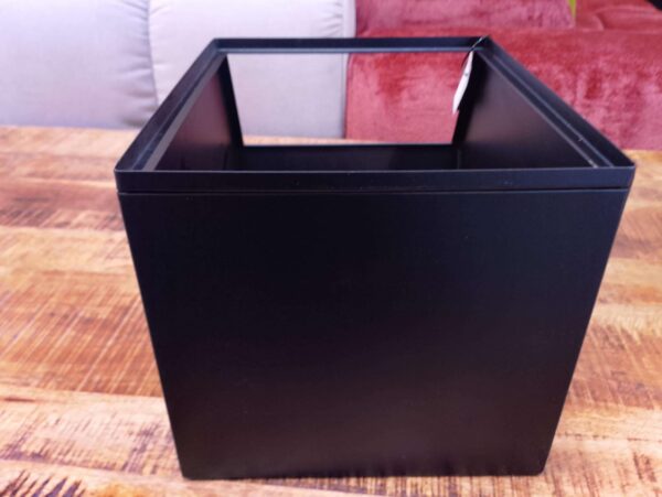 CASIER DE RANGEMENT EMPILABLE METAL NOIR – Image 3