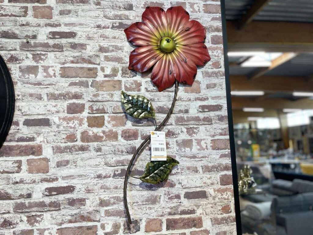 FLEUR METAL DECO H.80CM