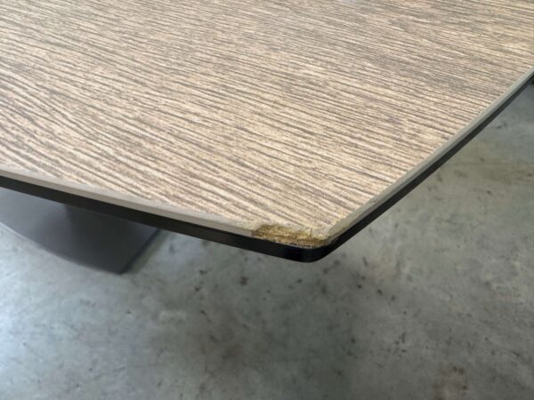 TABLE PIVOT. CERAM. BOIS CLAIR - 2 ALLONGES- DESTOCK EXPO 2ÈME CHOIX – Image 5