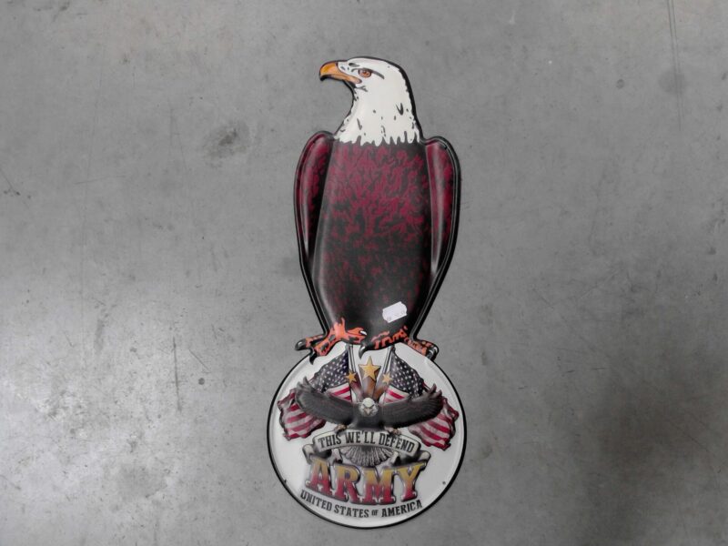 PLAQUE METAL AIGLE H.60CM