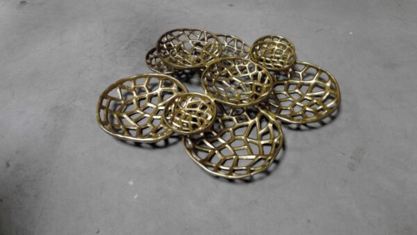 PLATEAU AJOURÉ TGM METAL COLORIS BRONZE