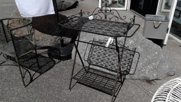 CONSOLE / DESSERTE METAL VINTAGE