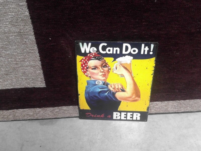 PLAQUE METAL 20X25 WE CAN DO IT