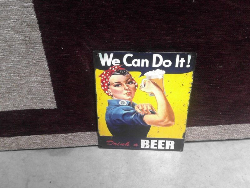 PLAQUE METAL 20X25 WE CAN DO IT