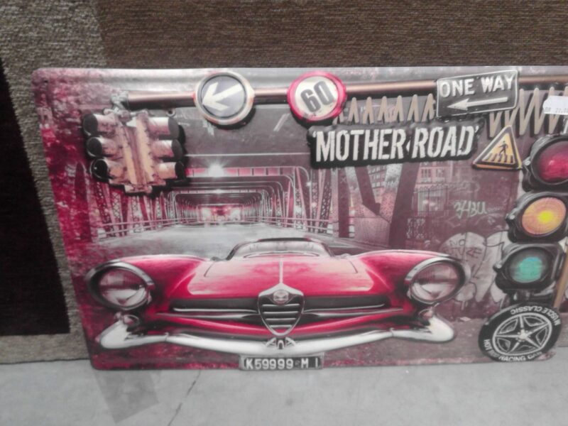 PLAQUE METAL MOTHER ROAD