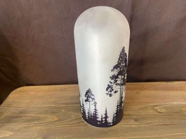 DECORATION LUMINEUSE FORET MM H.25CM A PILES - DESTOCKAGE