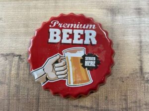 CAPSULE ROUGE PREMIUM BEER DIAM.13CM ANNEXE MEUBLE & DECO