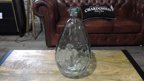 DAME JEANNE VASE LOU 12L VERRE RECYCLÉ H.47CM