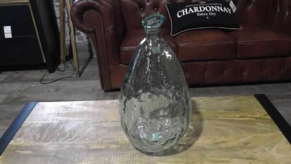 DAME JEANNE VASE LOU 12L VERRE RECYCLÉ H.47CM – Image 2