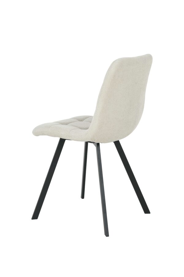 CHAISE CHILI COLORIS BEIGE – PIEDS MÉTAL NOIR ANNEXE MEUBLE & DECO