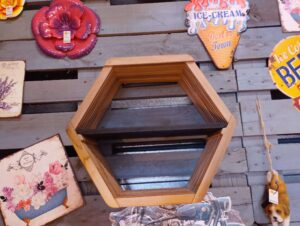 ÉTAGÈRE MM EN TECK ANNEXE MEUBLE DECO