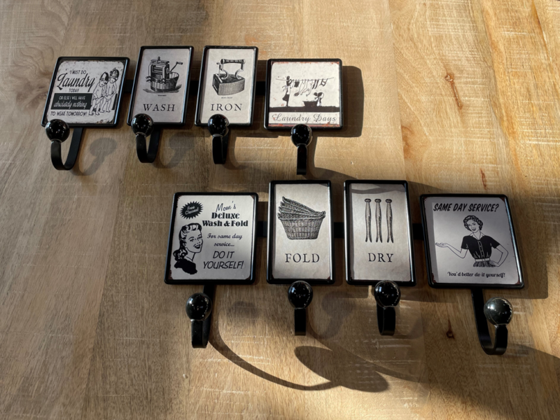 PATÈRE 4 CROCHETS METAL - DIFF. MODÈLE VINTAGE - DESTOCKAGE