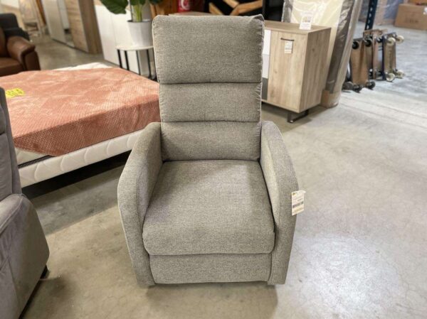 FAUTEUIL RELEVEUR ARTIC MONO MOTEUR – TISSU GRIS ANNEXE MEUBLE & DECO