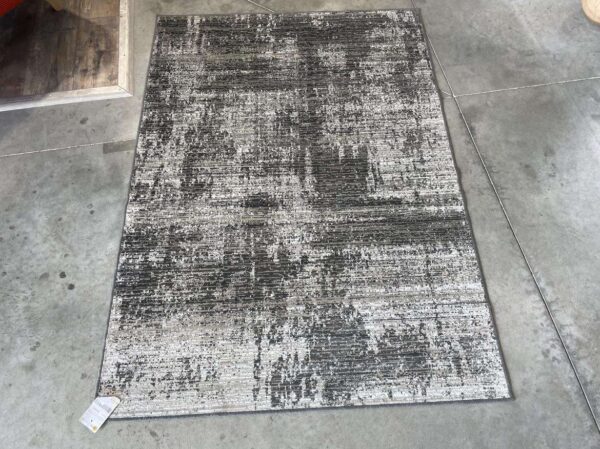 TAPIS DECOR CASUAL COLORIS GRIS ARDOISE 120X170CM -DESTOCKAGE