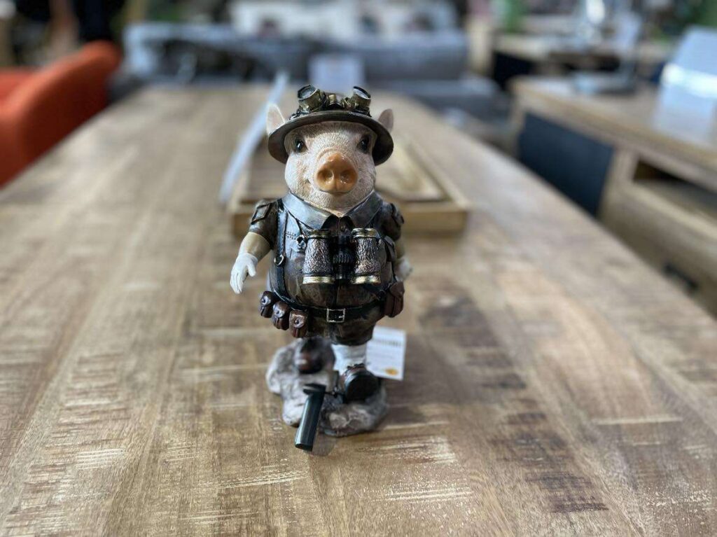 DÉCORATION COCHON H.25CM