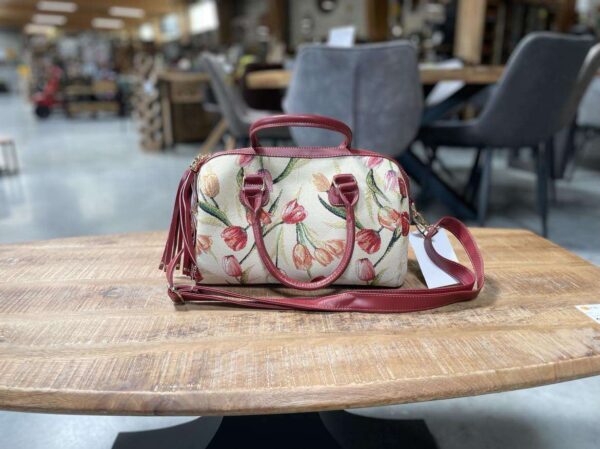 SAC A MAIN MOTIF  TULIPES ANNEXE MEUBLE & DECO