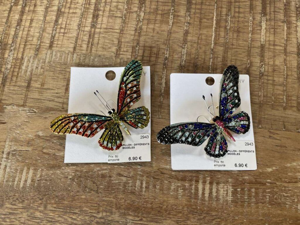 BROCHE PAPILLON - DIFFÉRENTS MODÈLES