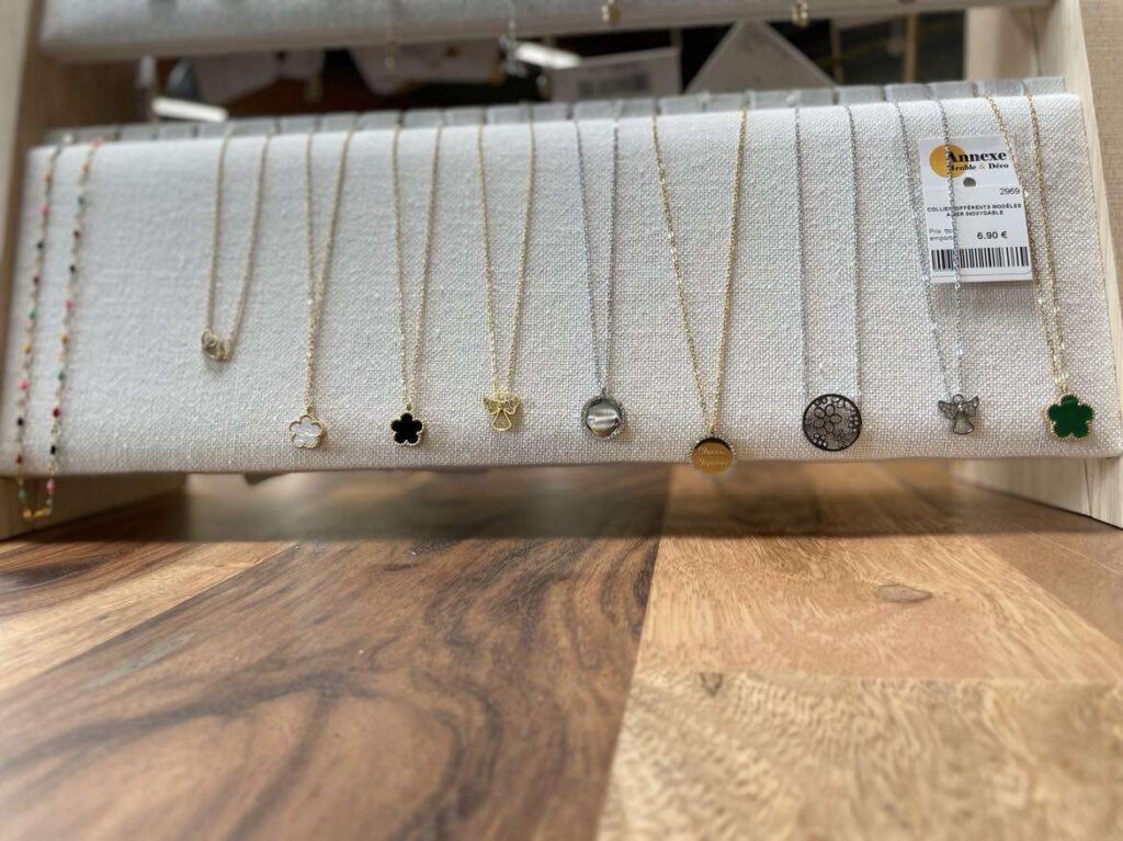 COLLIER DIFFÉRENTS MODÈLES ACIER INOXYDABLE