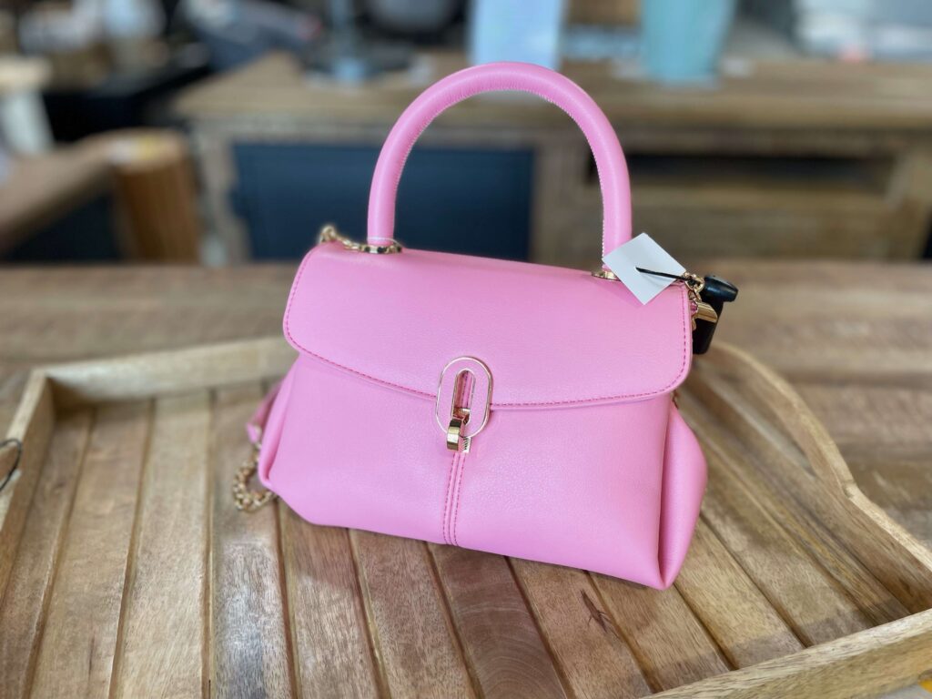 SAC A MAIN ROSE - DETAILS DORÉS