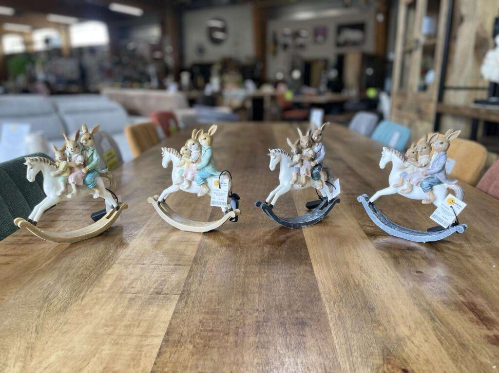CHEVAL BASCULE - LAPINS DIFFÉRENTS COLORIS - DESTOCKAGE