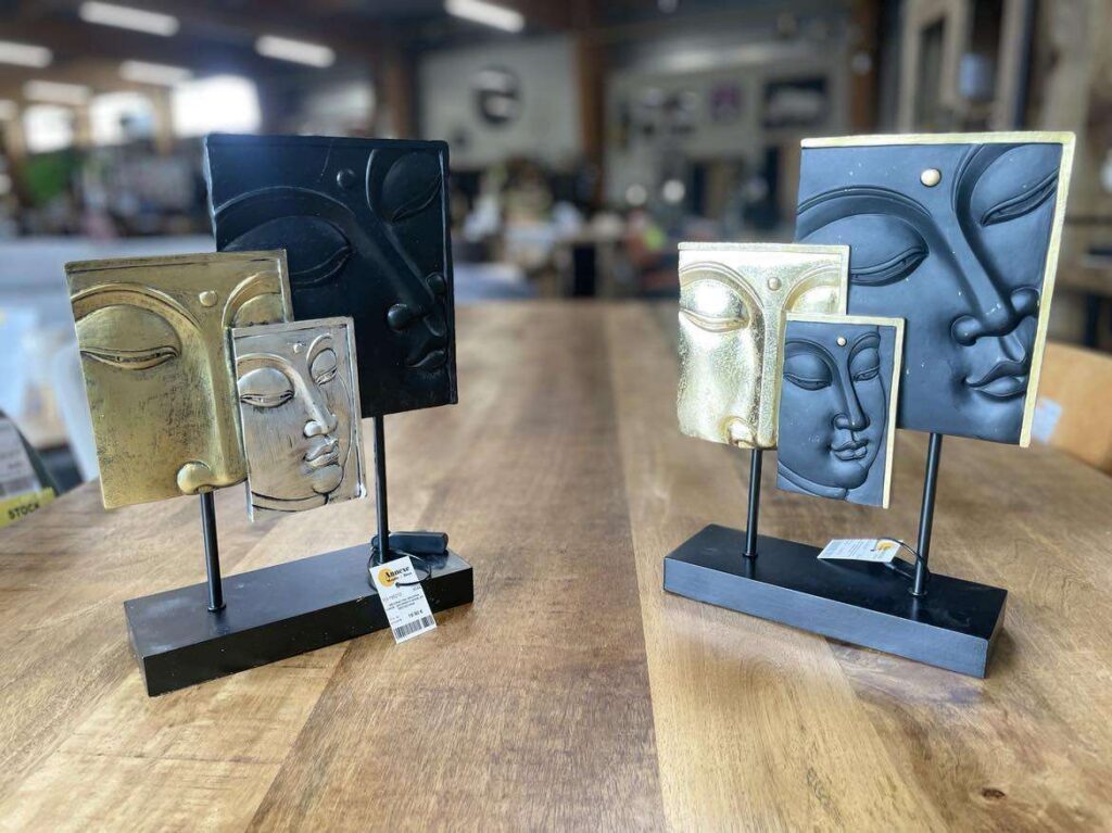 DÉCORATION  BOUDDHA H.54CM - DIFFÉRENTS MODÈLES - DESTOCKAGE