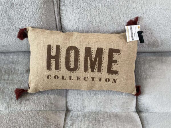 COUSSIN JUTE INSCRIPTION HOME 50X30CM ANNEXE MEUBLE & DECO