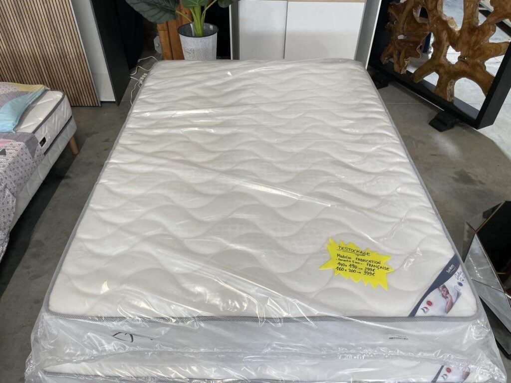 MATELAS ASTER 160X200CM - DESTOCKAGE - FABRICATION FRANÇAISE