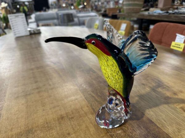 COLIBRI EN VERRE STYLE MURANO ANNEXE MEUBLE & DECO