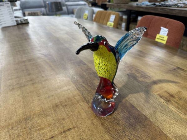 COLIBRI EN VERRE STYLE MURANO ANNEXE MEUBLE & DECO