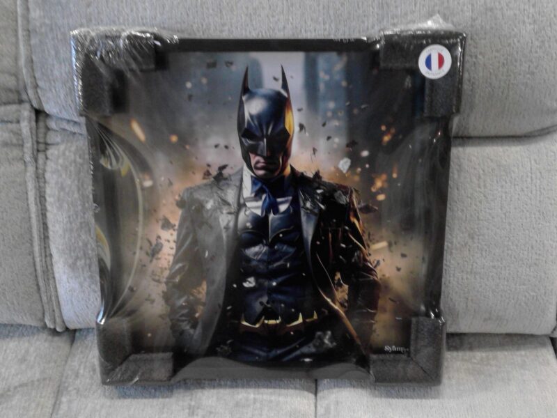 TABLEAU BATMAN CADRE NOIR 40X40CM