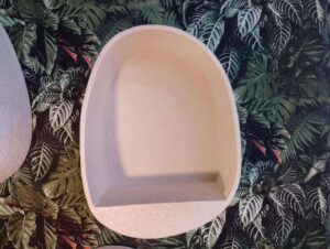 ÉTAGÈRE PM EN MARBRE COMPOSITE BLANC ANNEXE MEUBLE DECO