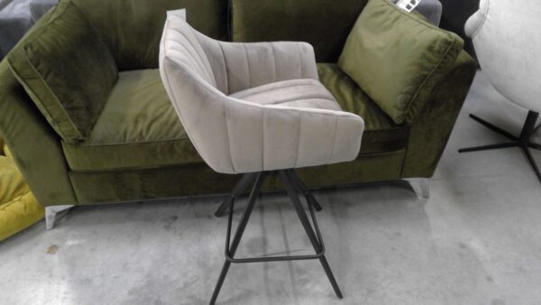 FAUTEUIL DE BAR PIVOTANT CHAMPAGNE - VENTE PAR 2 UNIQUEMENT À 258€ – Image 2