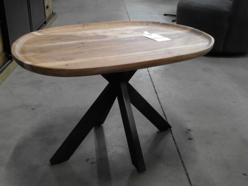 TABLE BASSE EN ACACIA MASSIF MM - PIED ARAIGNÉE