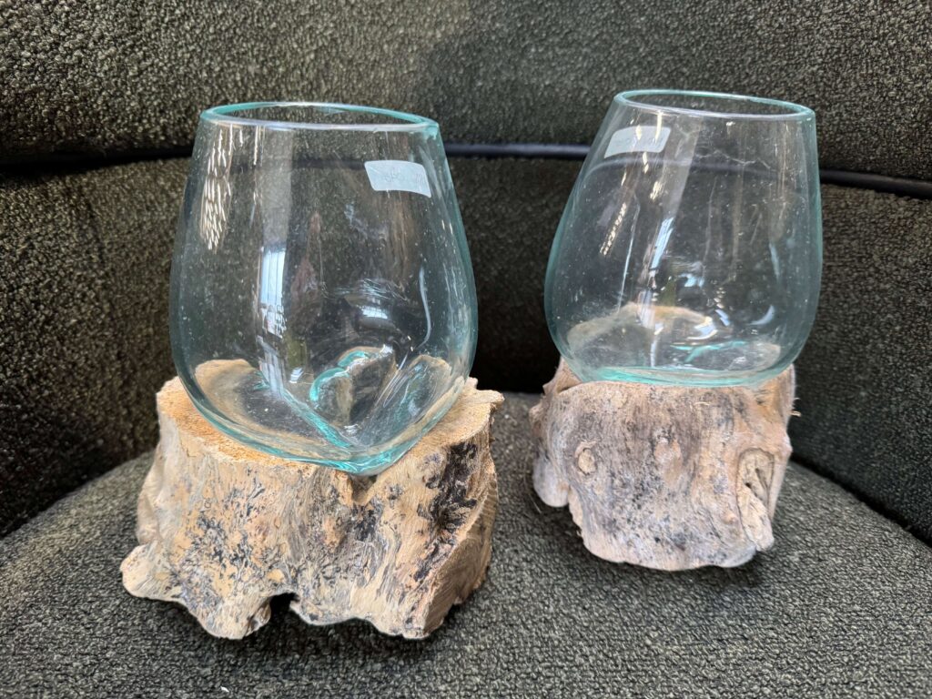 VASE RACINE DE TECK 15CM (ARN040)