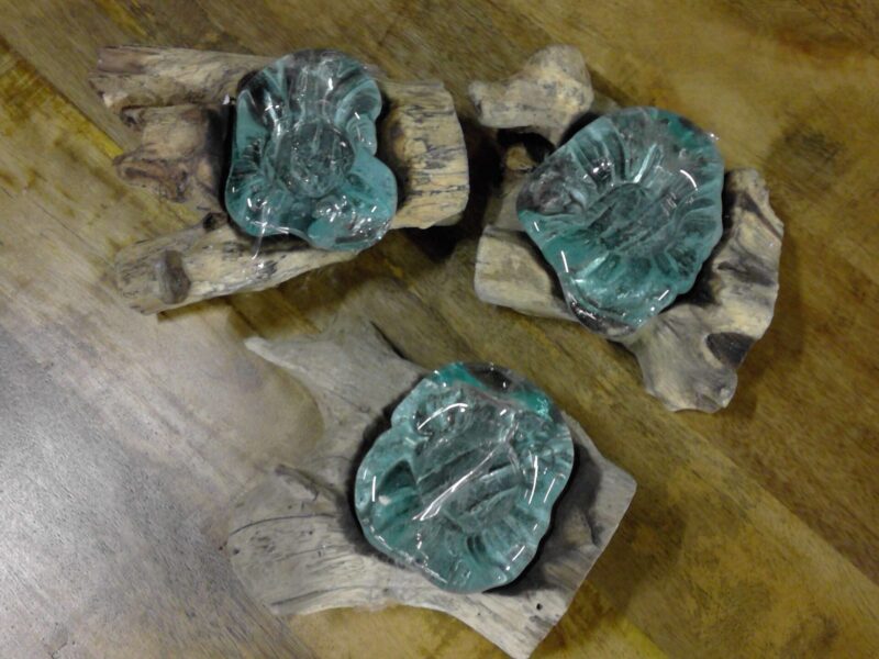 BOUGEOIR RACINE DE TECK  (DAM009)