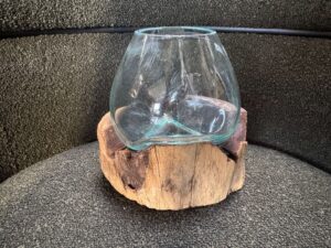 VASE RACINE DE TECK 20CM (STB001)