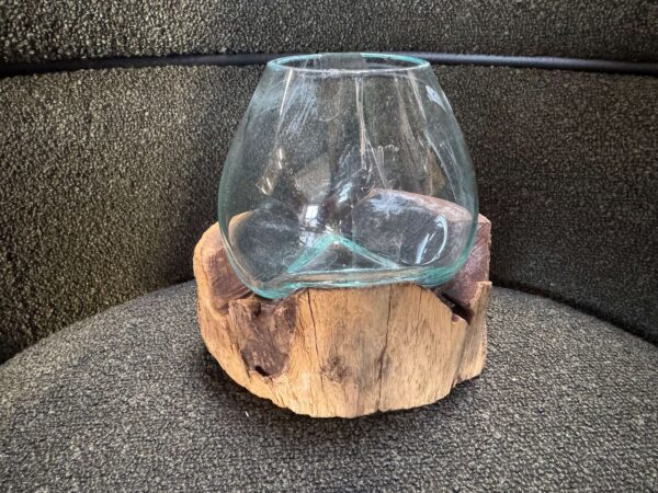 VASE RACINE DE TECK 20CM (STB001)